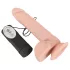Medical Thrusting - Vibrator mit Saugnapf, stoßend-rotierend (naturfarben)