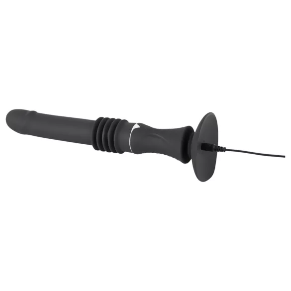 You2Toys Fickmaschine - stoßender Vibrator mit Saugnapf (schwarz)