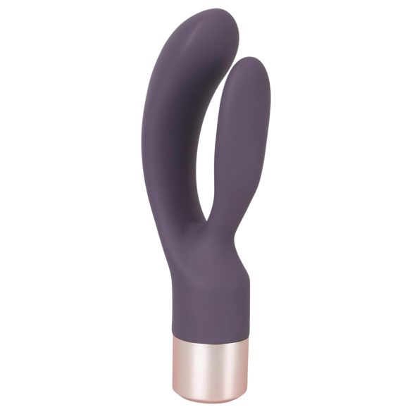 You2Toys Elegant Double - Akku-Vibrator mit Klitorisarm (lila)