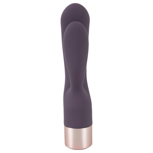 You2Toys Elegant Double - Akku-Vibrator mit Klitorisarm (lila)