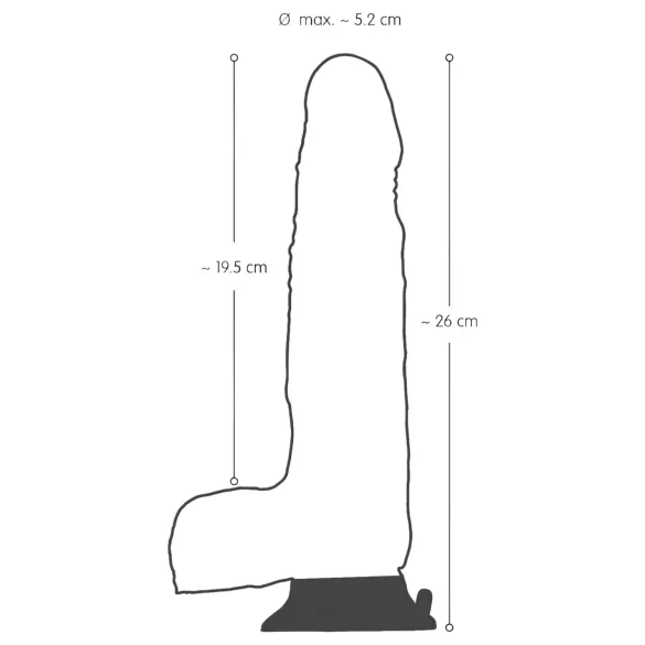 Nature Skin - Drehender, natürlicher Vibrator