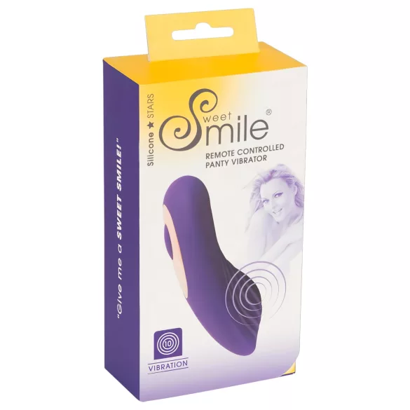 SMILE Panty - tragbarer Akku‑Klitorisvibrator mit Fernbedienung (lila)