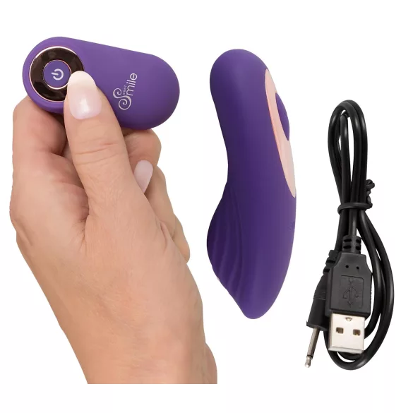 SMILE Panty - tragbarer Akku‑Klitorisvibrator mit Fernbedienung (lila)
