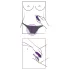 SMILE Panty - tragbarer Akku‑Klitorisvibrator mit Fernbedienung (lila)