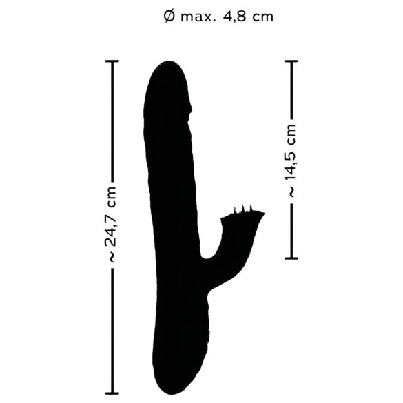 Smile Pearl - Perlender Stoßvibrator (Lila)