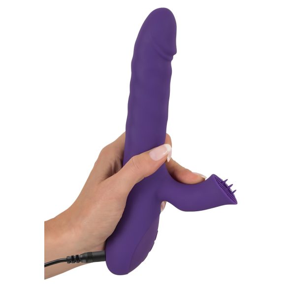 Smile Pearl - Perlender Stoßvibrator (Lila)