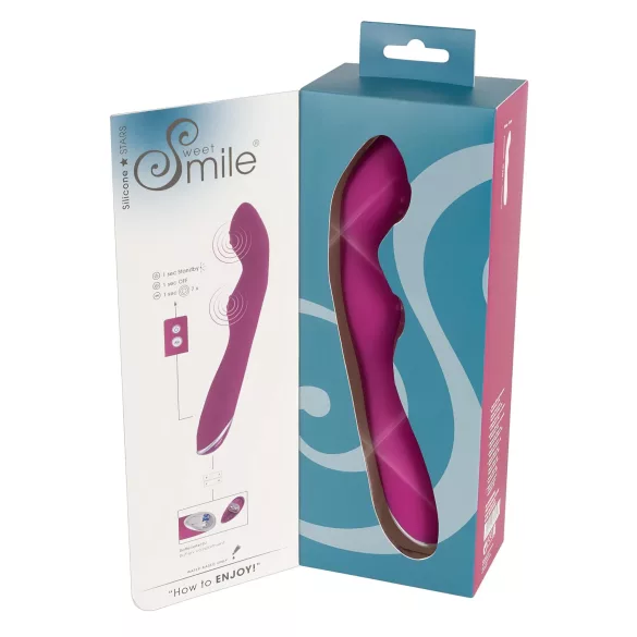 SMILE - Flexibler A- & G-Punkt Vibrator (Pink)