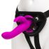 Happyrabbit Strap-On - lila Kaninchen Strap-On Vibrator