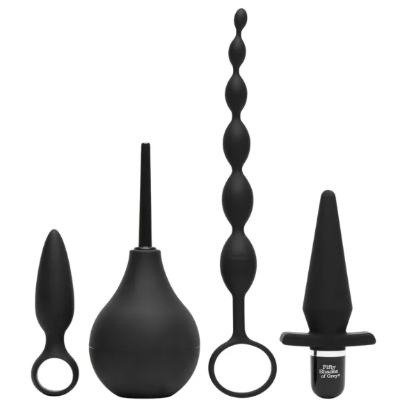 Fifty Shades of Grey Take It Slow - 4in1 Analkit (schwarz)