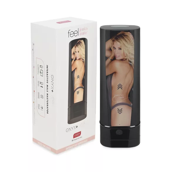 Kiiroo Onyx+ Jessica Drake - interaktiver Masturbator (Schwarz)