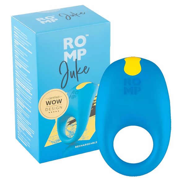 ROMP Juke - Wasserdichter Vibrations-Penisring (Blau)