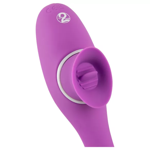 You2Toys 2 Function Vibe - Akku 2in1 Vibrator (Lila)