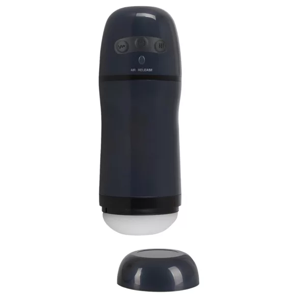 Rebel - 2in1 Saug- und Vibrationsmasturbator (schwarz)