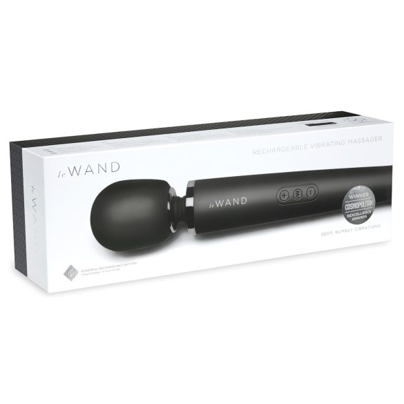 Le Wand Petite - Exklusiver Akkumassager Vibrator (Schwarz)