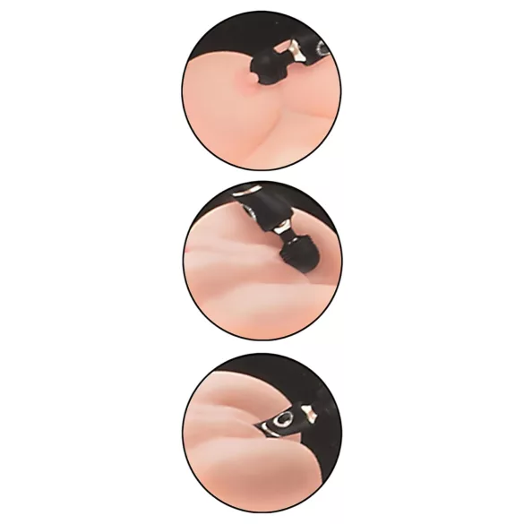 Cleopatra Wand - Akku-Massagevibrator (schwarz)