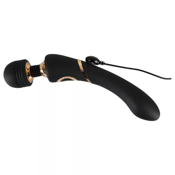 Cleopatra Wand - Akku-Massagevibrator (schwarz)