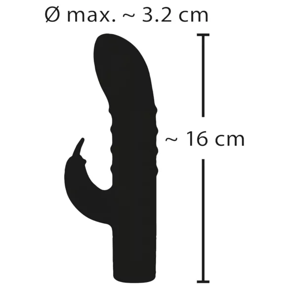 You2Toys - Rabbit Vibe - wiederaufladbarer G-Punkt-Vibrator mit Klitorisstimulator (lila)