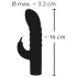 You2Toys - Rabbit Vibe - wiederaufladbarer G-Punkt-Vibrator mit Klitorisstimulator (lila)