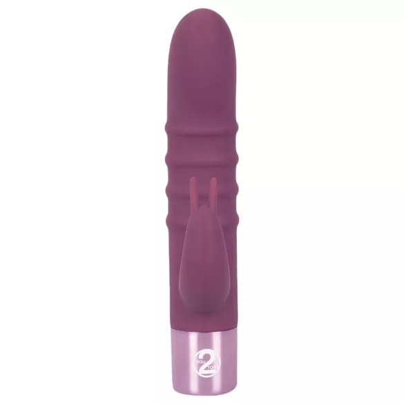 You2Toys - Rabbit Vibe - wiederaufladbarer G-Punkt-Vibrator mit Klitorisstimulator (lila)