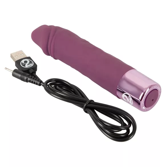 You2Toys Elegant Realistic - Akkuvibrator, wasserdicht (Lila)