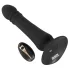 Black Velvet - Akku Stoß-Analdildo (Schwarz)
