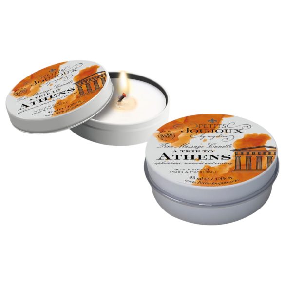 Petits Joujoux Athen - Massagekerze - Moschus-Patchouli (43ml) 