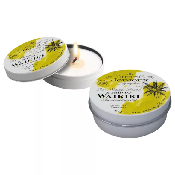 Petits Joujoux Waikiki - Massagekerze - Kokos-Ananas (43ml)