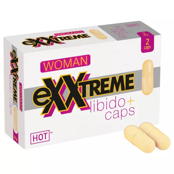 Hot Exxtreme Libido Nahrungsergänzungskapseln für Frauen (2 Stk.)