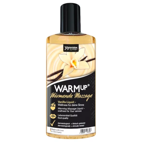 JoyDivision WARMup - Erwärmendes Massageöl - Vanille (150 ml)
