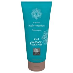   Shiatsu 2in1 Amber Scent - Massageöl-Gleitmittel - Amber (200ml)