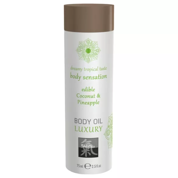 Shiatsu Luxury - Essbare Massageöl - Kokos-Ananas (75ml)