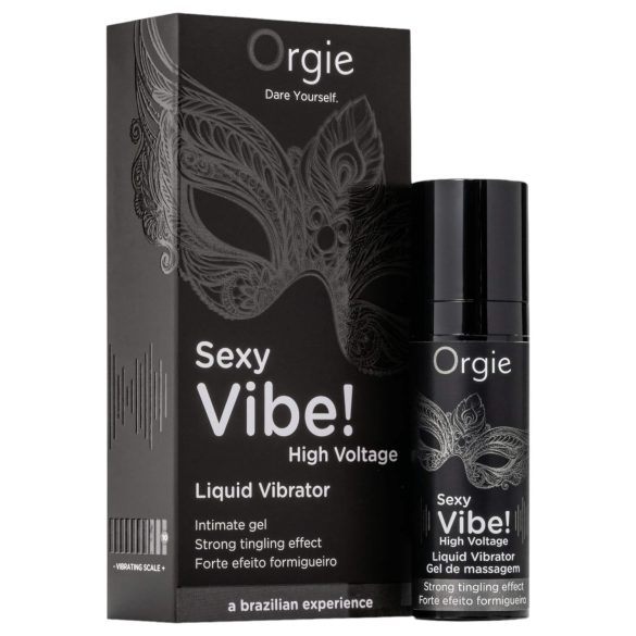 Orgie Sexy Vibe High Voltage - unisex flüssiger Vibrator (15ml)