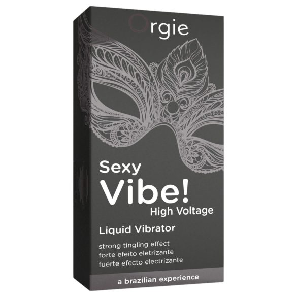 Orgie Sexy Vibe High Voltage - unisex flüssiger Vibrator (15ml)