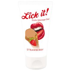 Lick it! - 2in1 essbarer Gleitgel - Erdbeere (50ml)
