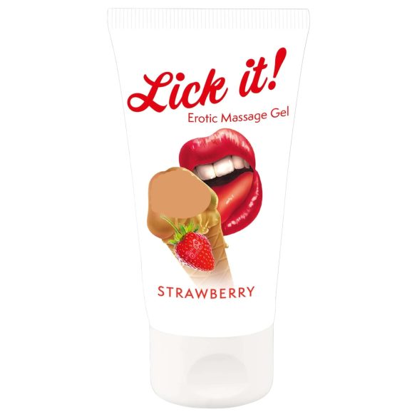 Lick it! - 2in1 essbarer Gleitgel - Erdbeere (50ml)