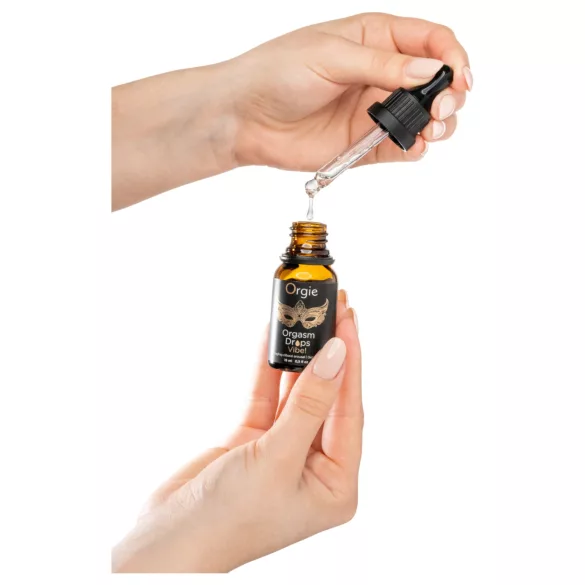 Orgie Orgasm Drops Vibe - prickelndes Intimgel für Frauen (15 ml)