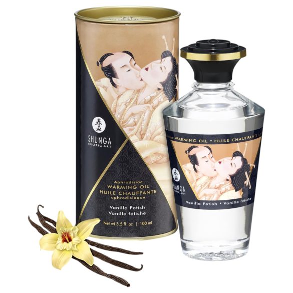 / Shunga - wärmendes Massageöl - Vanille (100 ml)