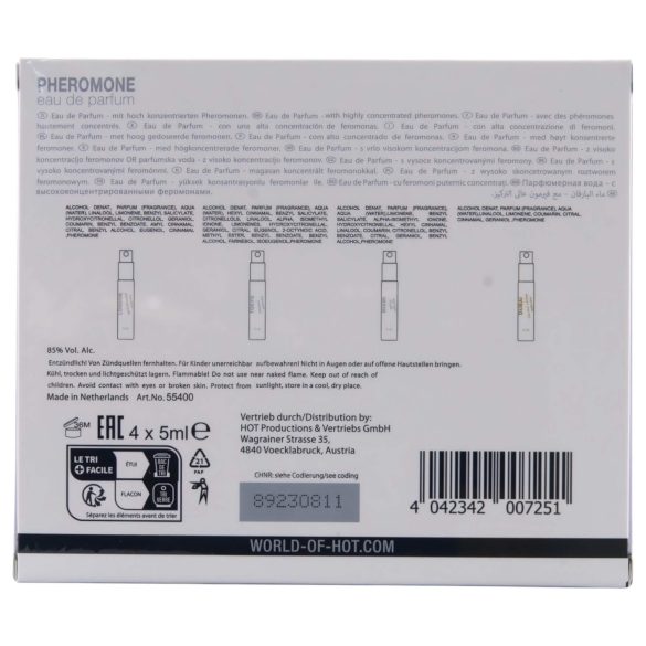 HOT LMTD Pheromon Parfüm Paket für Damen (4x5ml)