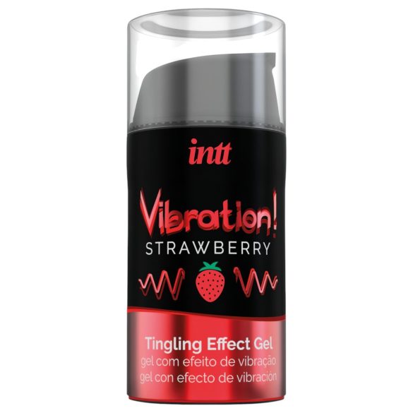 Intt Vibration! - Flüssiger Vibrator - Erdbeere (15ml)