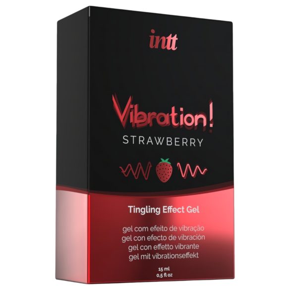 Intt Vibration! - Flüssiger Vibrator - Erdbeere (15ml)