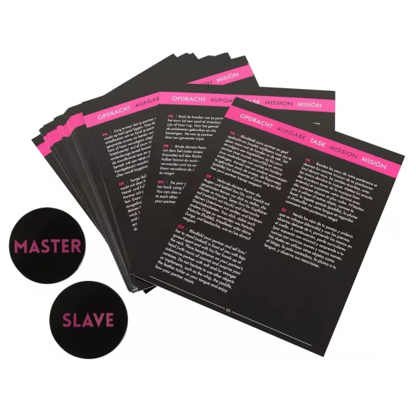 Master & Slave - Bondage Spielset (braun-schwarz)