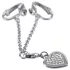 Strassherz Intimschmuck (silber)