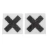 Cottelli - Glitzernde Nippelsticker - X