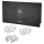 Schimmernde Diamanten Intimschmuck-Set - 3-teilig (schwarz)