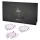 Set aus funkelnden Diamanten als Intimschmuck - 3-teilig (pink-lila)