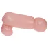 Cock Fighting - aufblasbarer Strap-On-Penis (natur)