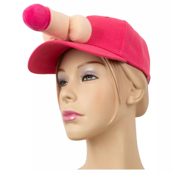 Penis-Baseballkappe (rosa)