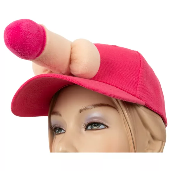 Penis-Baseballkappe (rosa)