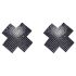 Cottelli - Strass X Brustwarzensticker (schwarz)