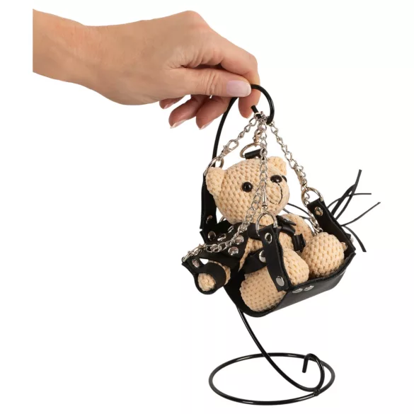 Böser Kätzchen - BDSM Plüschbär mit Schaukel